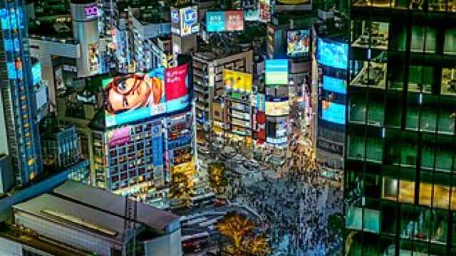 澀谷十字路口・八公